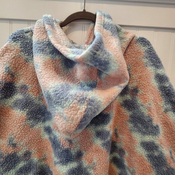 Justice Oversized Fleece Hooded  Wearable Blanket Loungewear Nightgown - Picture 7 of 12